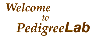 WELCOME to PEDIGREELAB